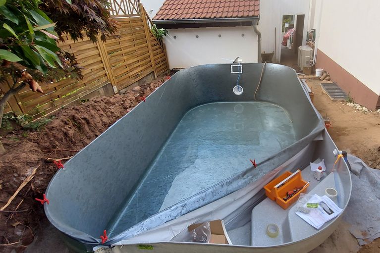 Wir machen Folieneinzug für alle Becken und Pools, Vacuumeinzug 